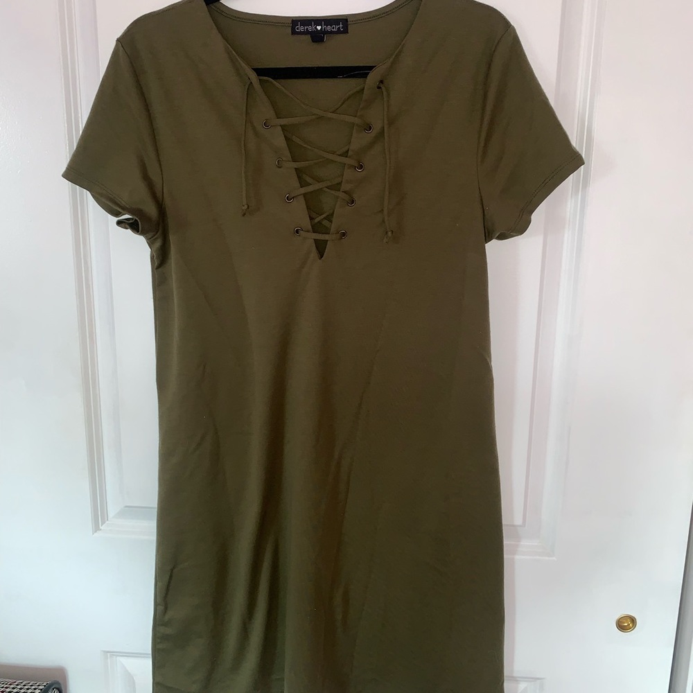 Olive Green Dress